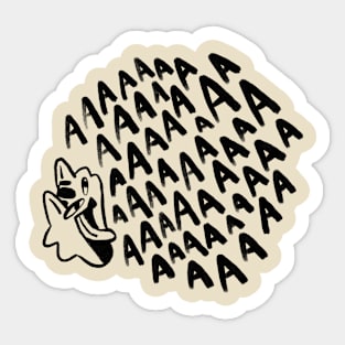 Scream cat Sticker